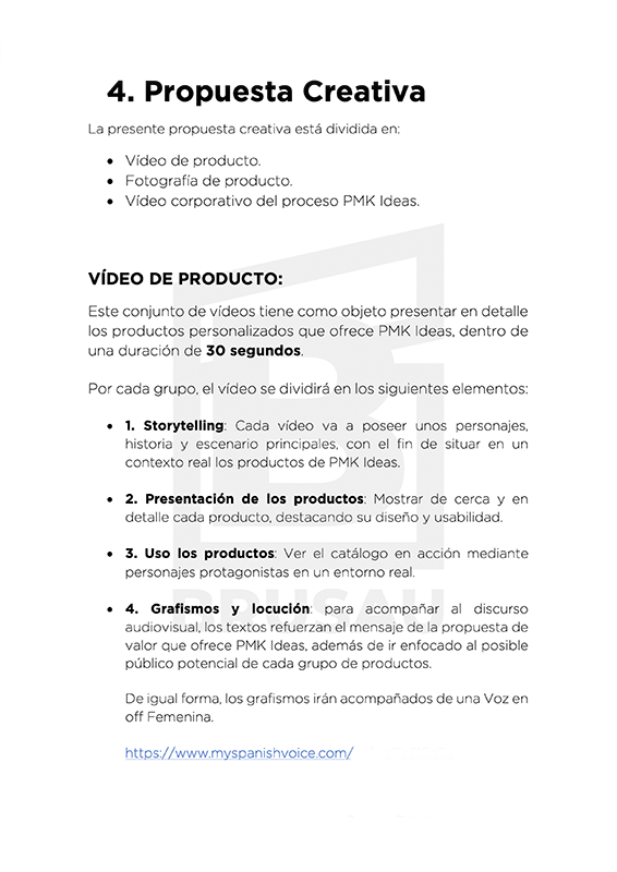 Dossier pmkIDEAS - Propuesta Creativa Proyecto Campaña Google Ads PMAX| BRUSAU FILMS